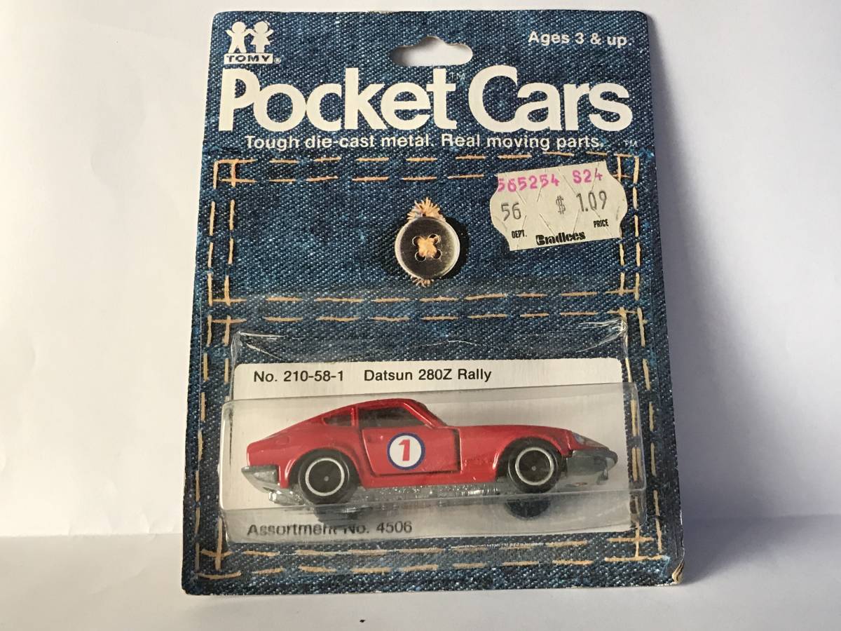 トミカ ポケットカー 3種セット pocket cars トミカ 輸出品 Pocket Cars Datsun 280Z Rally ポケット フェアレディZ