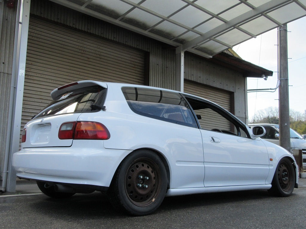 ホンダ シビック EG6 SiR 走行会仕様 7Pロールバー スポット増し 車 