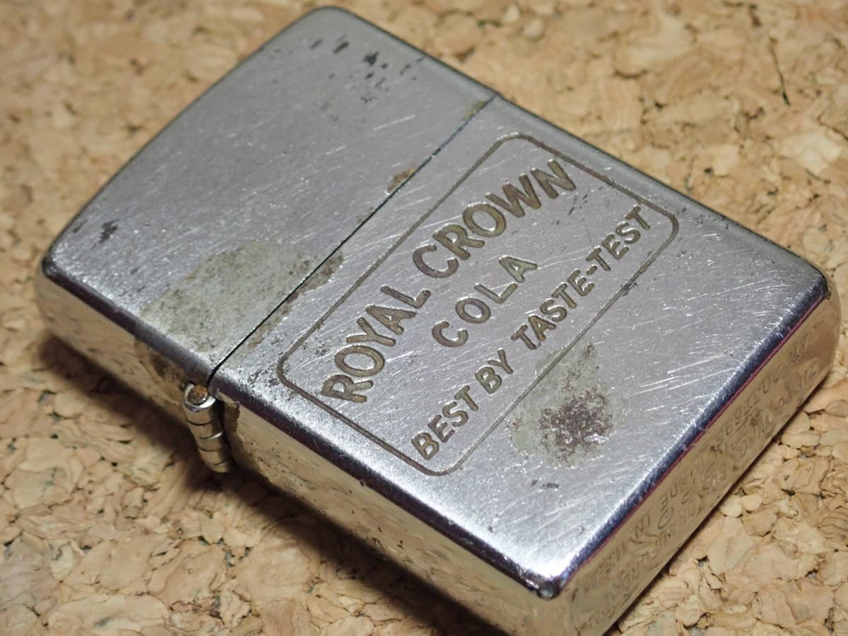  ZIPPO 1951-53年製 ジッポ スチール製 ROYAL CROWN COLA コーラ(その他)｜売買されたオークション情報、yahooの商品情報をアーカイブ公開 - オークファン Zippo