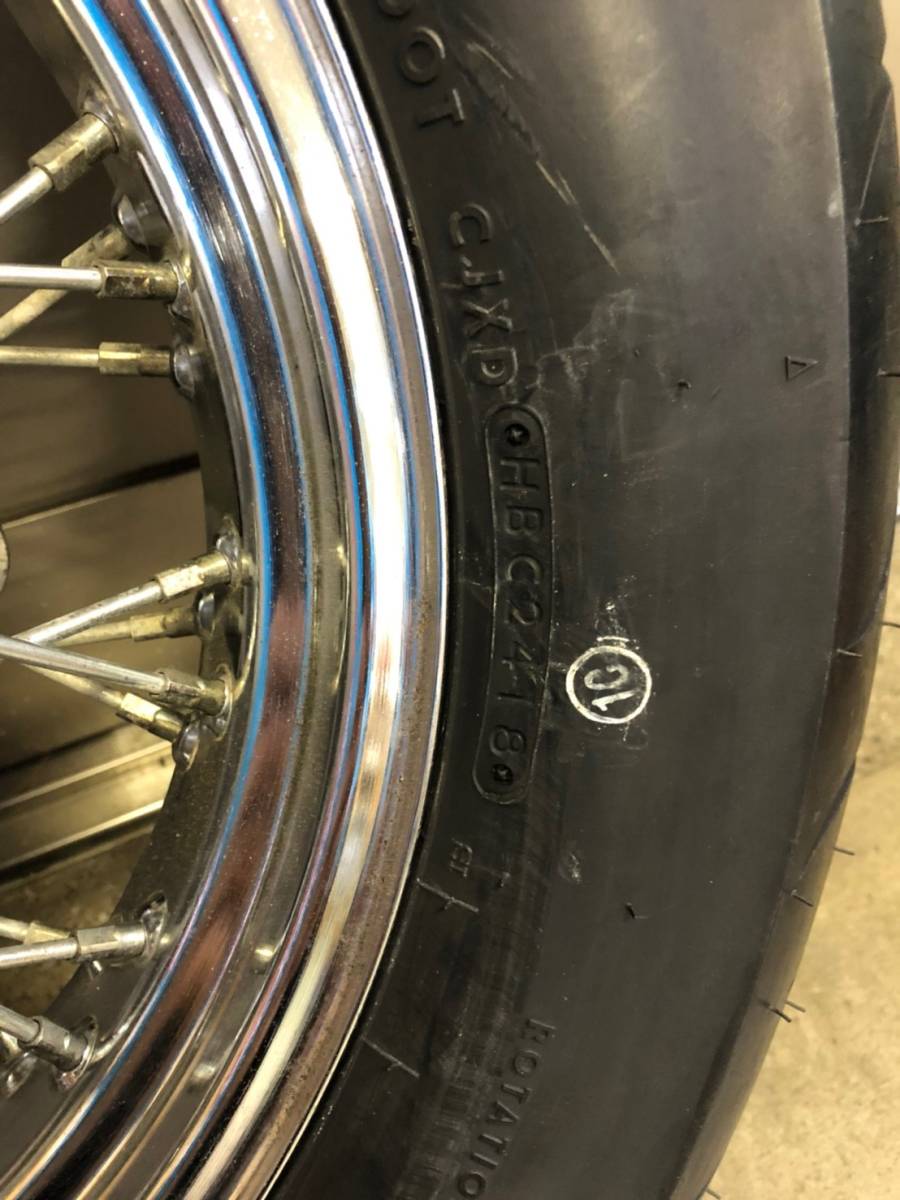 希少　ホンダ スティード400 VSE リアホイール タイヤ付き スティード400 ホンダ 純正 リアホイール タイヤセット タイヤ新品