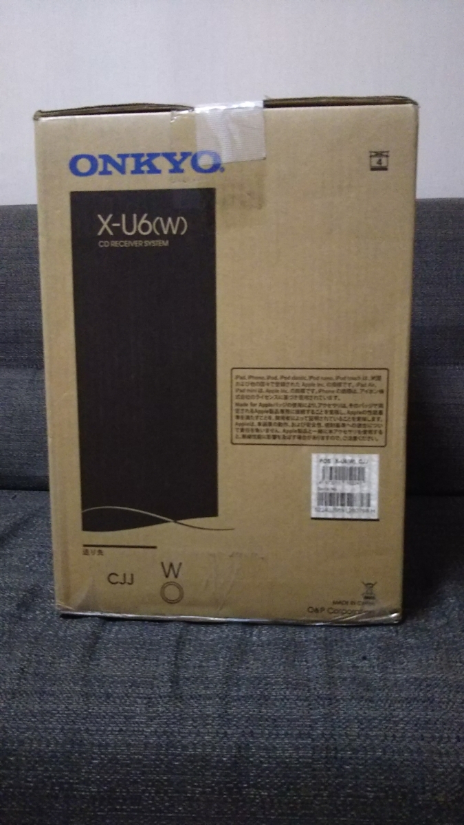 未使用 オンキヨー ミニコンポ X-U6(W)