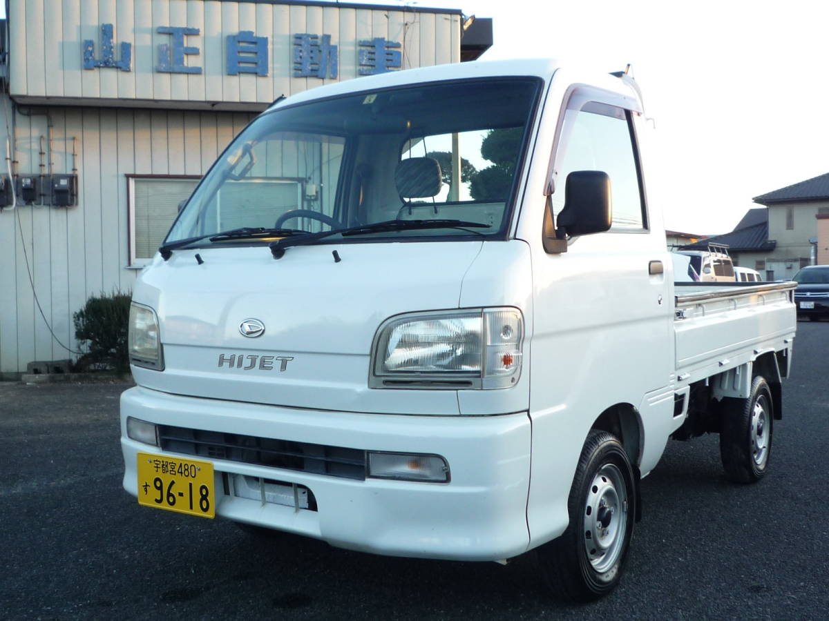 6万㎞ 13年ダイハツ ハイゼットトラック 4WD 5MT エアコン付 車検31 