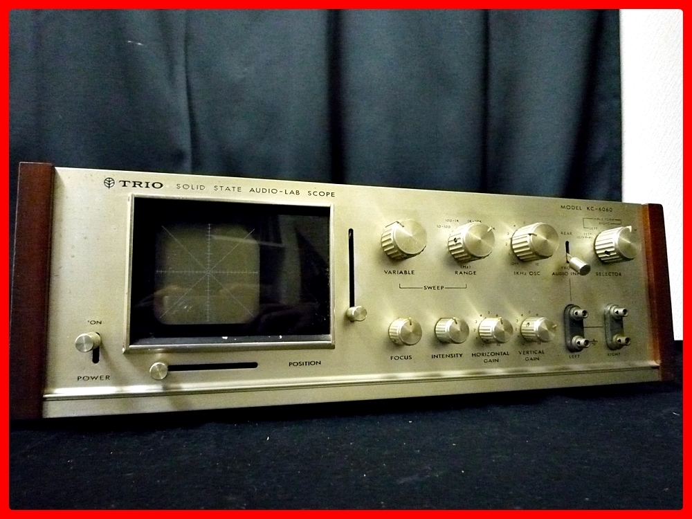 TRIO トリオ KC-6060 AUDIO-LAB SCOPE オシロスコープ TRIO KC-6060 Scope Vintage トリオ Yahoo!オークション KC 0
