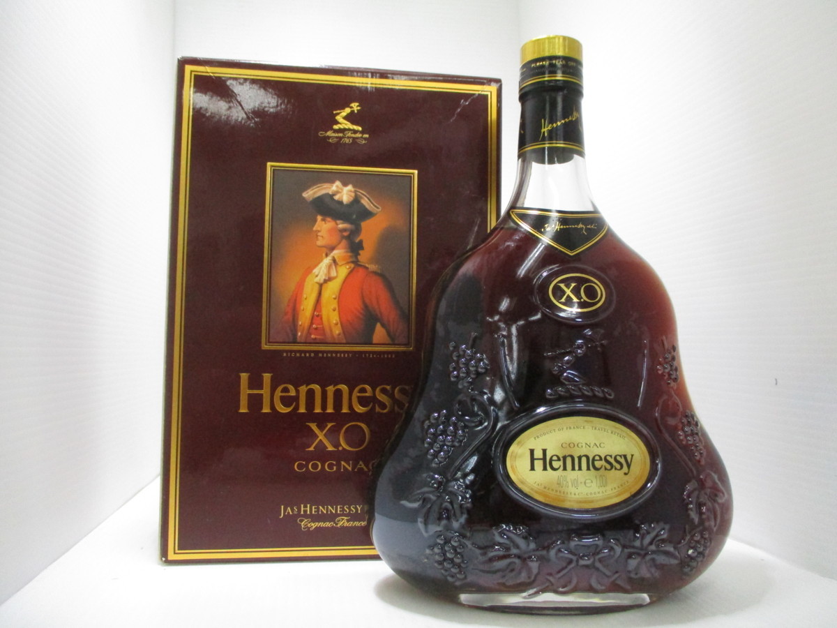古酒】HENNESSY XO ヘネシー XO コニャック 1000mL 40% ブランデー 箱 