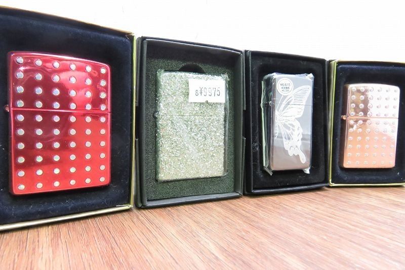 限定SALE，SALE 展示品 M7944 ZIPPO/ジッポ ライター キラビス ピンク ラメ デコレーション ちょうちょう 4個セット あり(その他)｜売買されたオークション情報、yahooの商品情報をアーカイブ公開 - オークファ Zippo