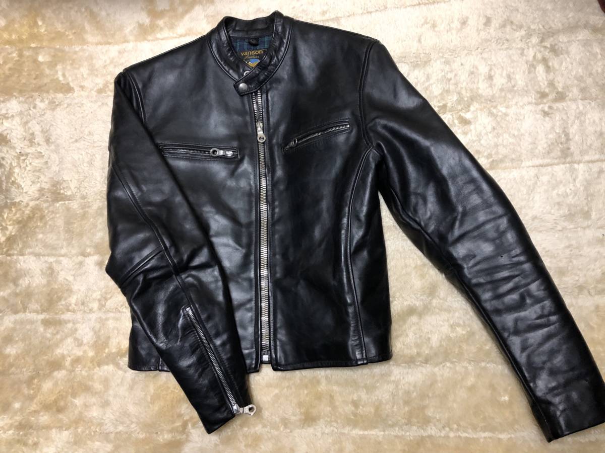 VANSON バンソン COMT 36 コメット ホースハイド riri期！茶芯 
