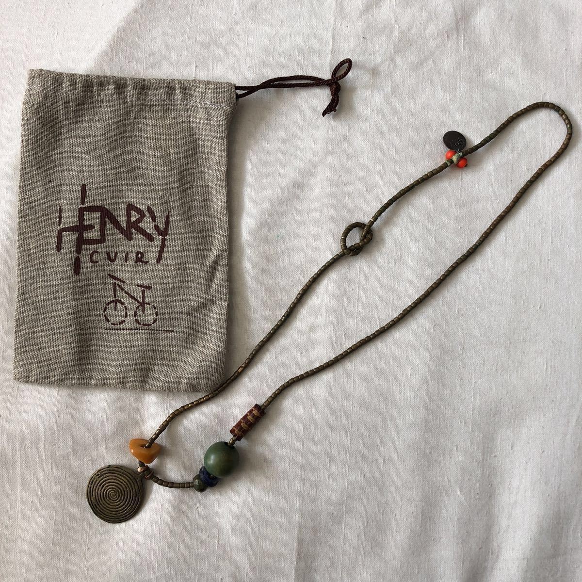 HENRY アンリークイール ネックレス CUIR Henry cuir アンブレラ 