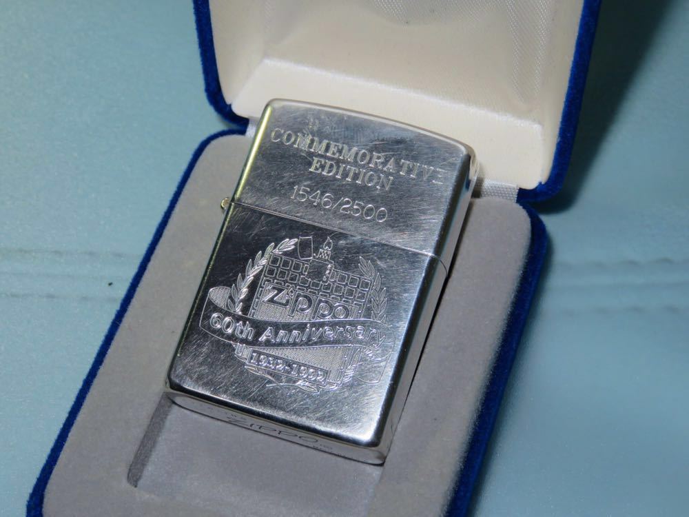 新作登場，大人気 STERLING コメモラティブ 1991 純銀 60周年アニバーサリー COMMEMORATIVE イタリック ZIPPO ジッポー ライター スターリング(その他)｜売買されたオークション情報、yahooの商品情報をアーカイブ公開 - Zippo