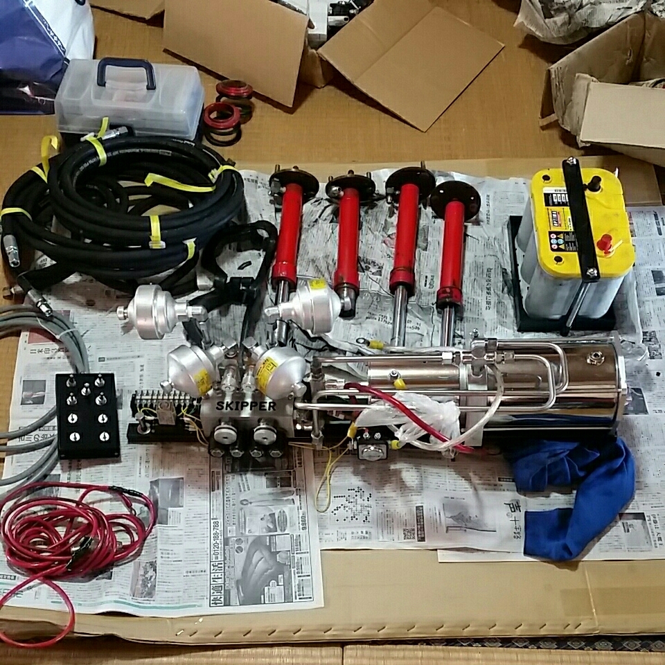 【新品，限定SALE】 レア SKIPPER スキッパー ハイドロ フルセット シビック インテグラ EF EG DA DC USDM Lowrider ローライダー コンパクト 1P1B t.u.f(サスペンションキット（一式）)｜売買されたオークション情報、yahoo サスペンションキット（一式）