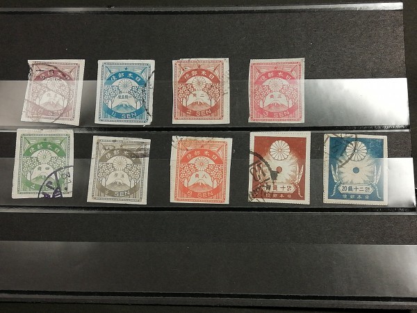 震災切手　９種完　美品 1923☆震災切手9種完☆使用済 震災切手 9種