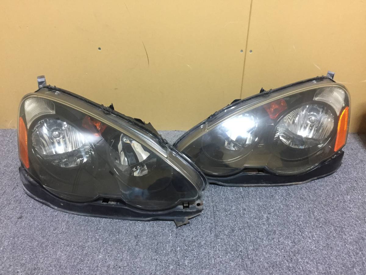 ☆ホンダ純正☆インテグラ タイプR☆左右ヘッドライト☆DC5☆100-22392 