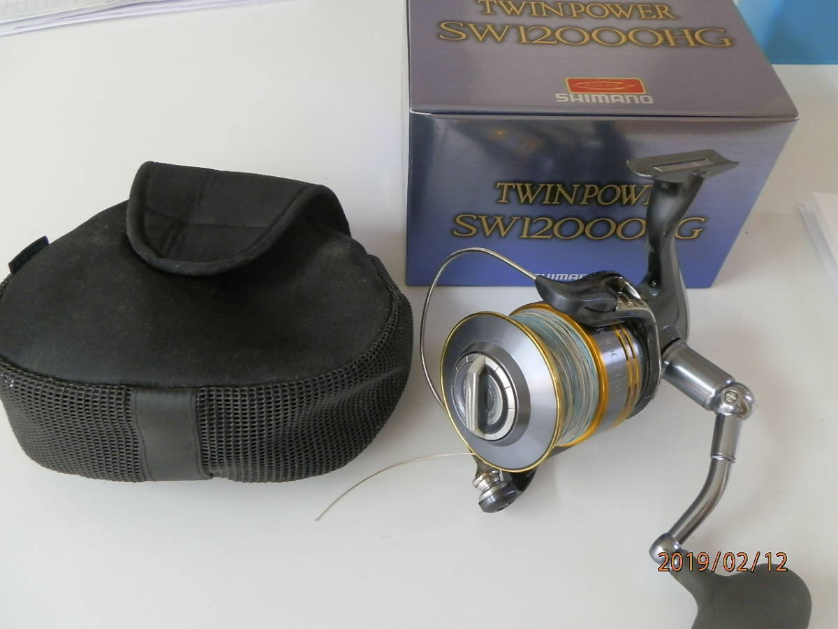 SW12000HG SW ☆ 09ツインパワー シマノ ツインパワー 美品 TWINPOWER 