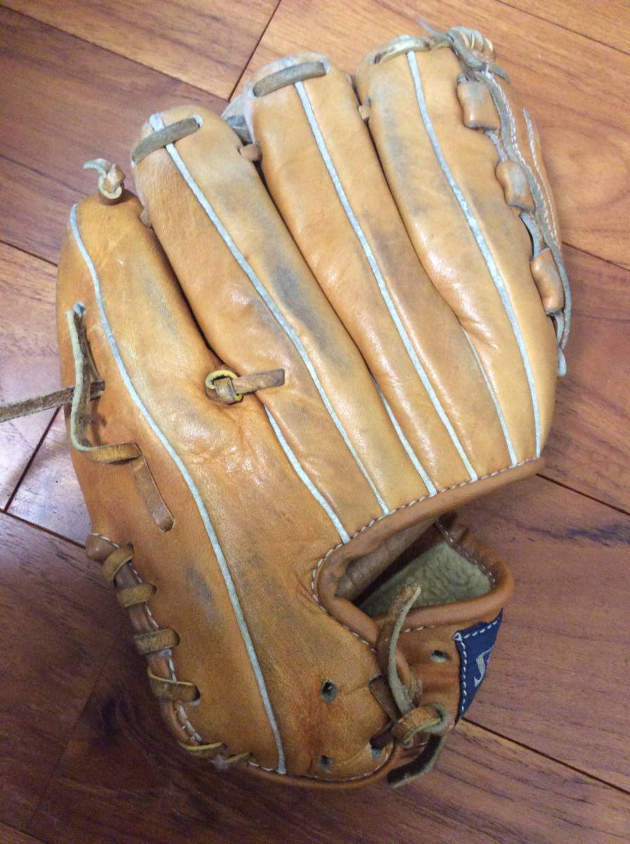 再出品 元ジャイアンツ 巨人 中畑清選手 サイン入りグローブ 子供サイズ 本革グローブ 昭和50年代 読売_3