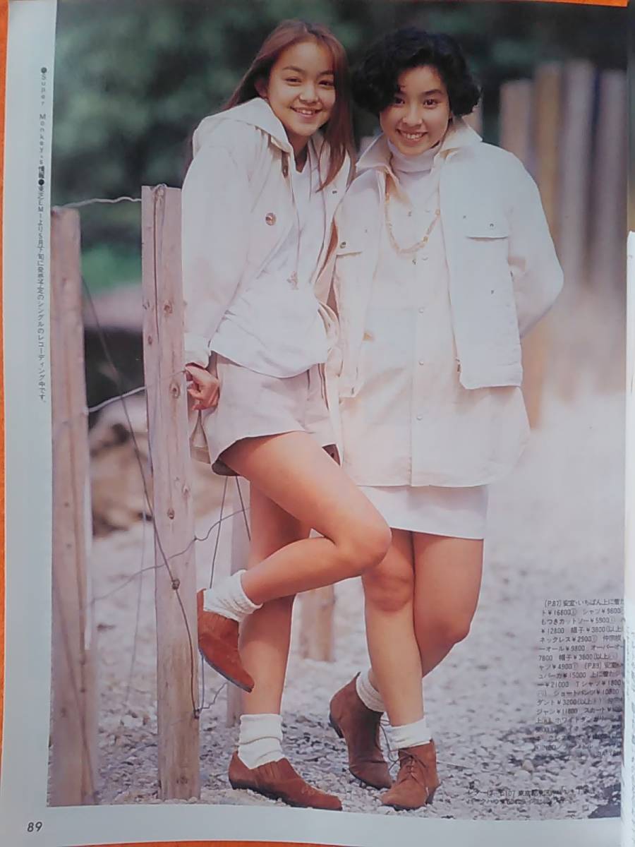 ェ^=) 明星ヘアカタログ 1993年5月号 松雪泰子 西田ひかる 安室奈美恵