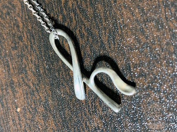 ティファニー TIFFANY&Co. ネックレス イニシャル シルバー h Z130☆ティファニー TIFFANY&Co. ネックレス イニシャルh モチーフ