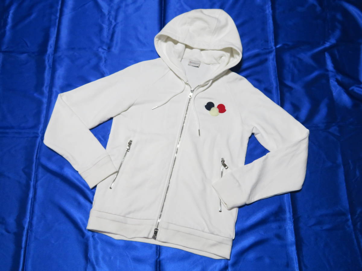 MONCLER/モンクレール/3連ロゴワッペン/ジップアップパーカー/サイズM 