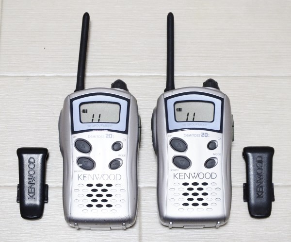KENWOOD 人気のデミトスシリーズ UBZ-LJ20 特定小電力トランシーバー 2台ペアセット