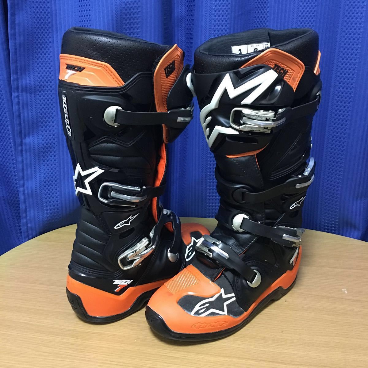 0 Tech Alpinestars Boots ⁄ - TECH Black Enduro | 1 MXAチームテスト 
