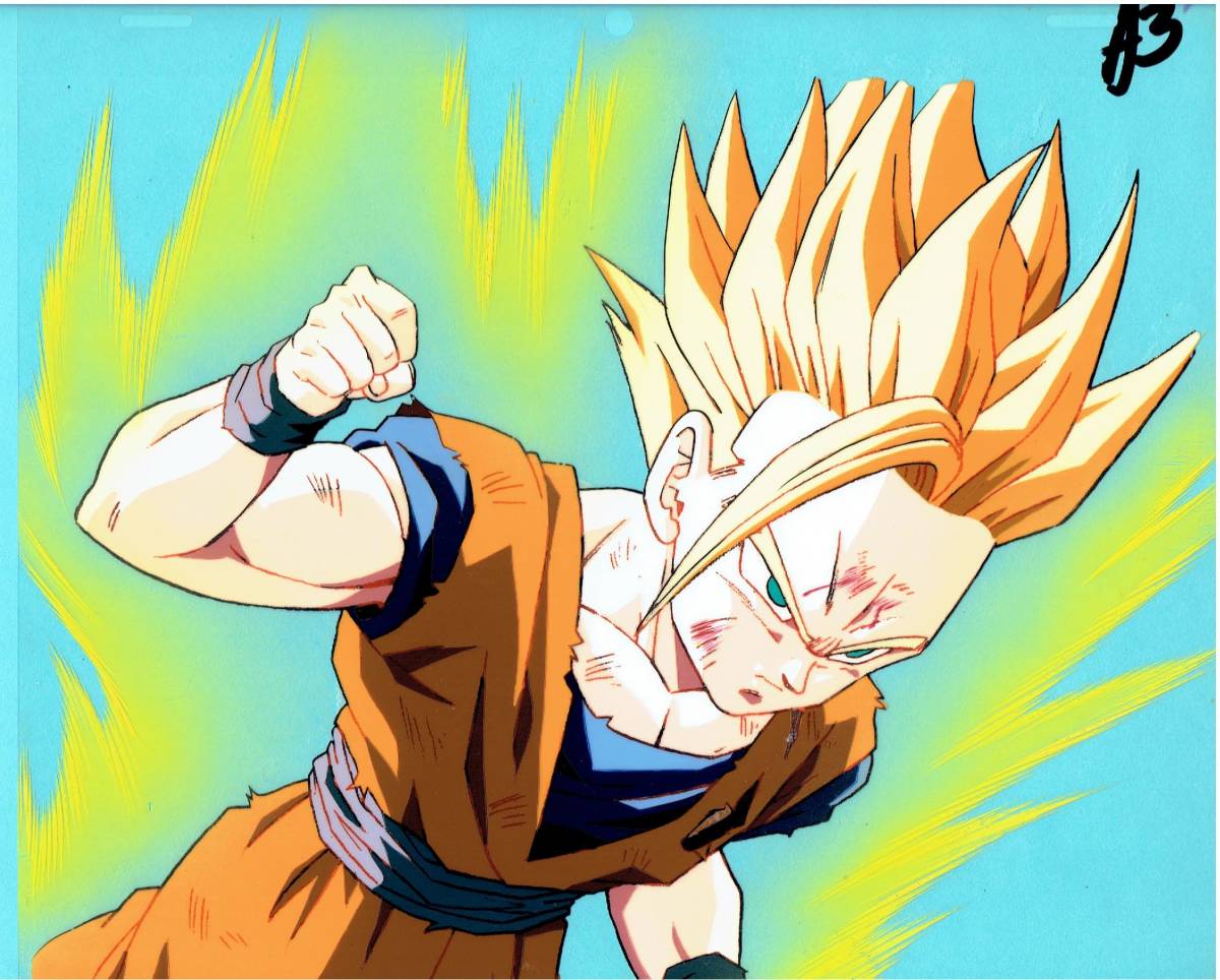 ドラゴンボールのセル画03 激レア ドラゴンボール 親子三大かめはめ 