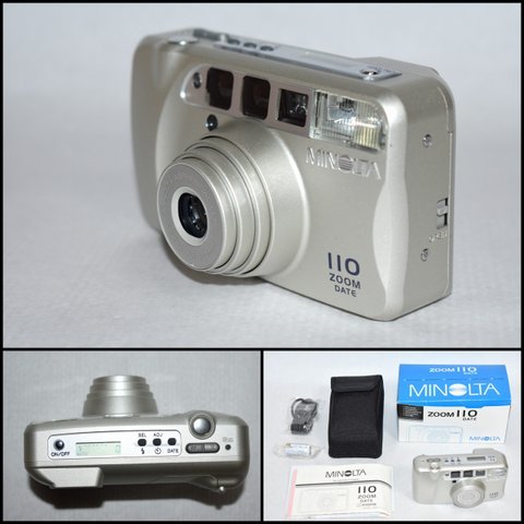 ミノルタ MINOLTA 110 ZOOM DATE MINOLTA ASPHERICAL LENS ZOOM 38