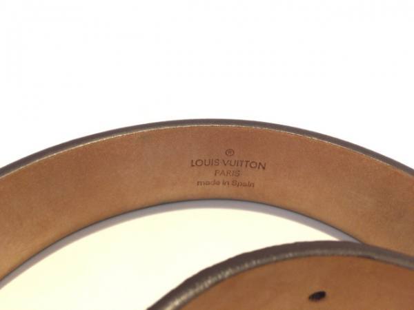 ルイヴィトン LOUIS VUITTON 3×85cm M6801V サンチュールキャレ シルバー金具 モノグラムキャンバス LB0043 ベルト モノグラム