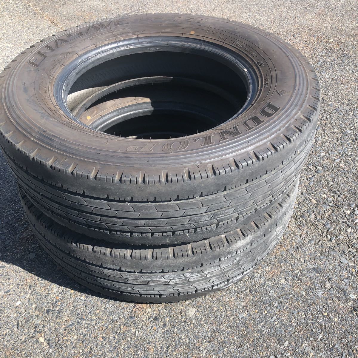 エナセーブ ダンロップ SP 205&frasl;75R16 113&frasl;111N LT50M SPLT50 DUNLOP 113／111nの通販 205／75r16 lt50 sp LT ENASAVE 中古(K323) 205&frasl;75r16