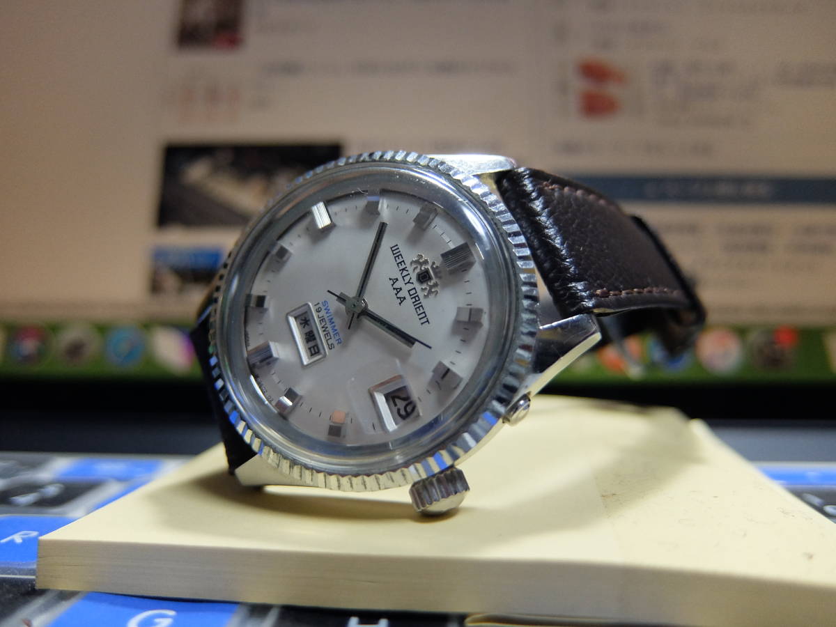ORIENT AAA オリエント AUTO WEEKLY 腕時計 稼働品 Orient オート 