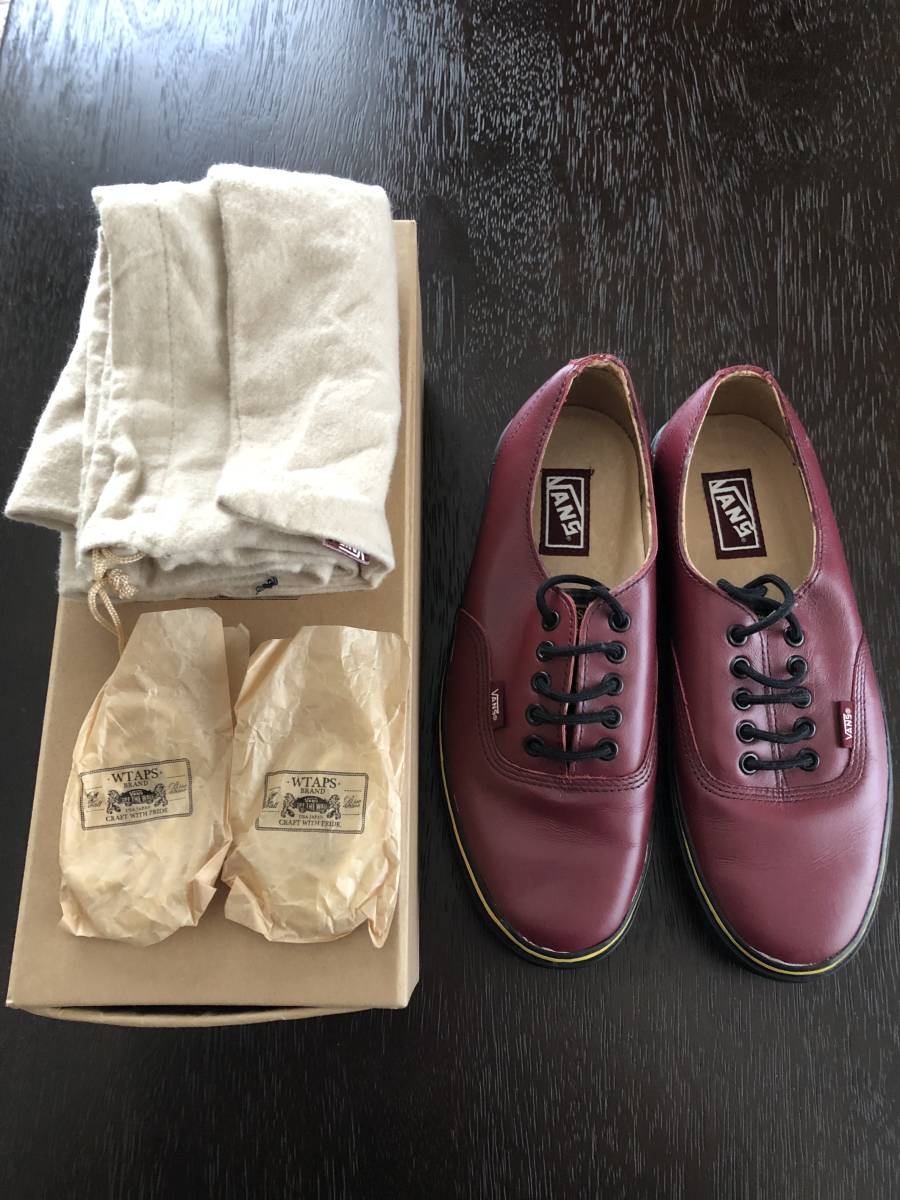新品 27㎝ WTAPS VANS OG AUTHENTIC ”S” オーセンティク バーガンディー