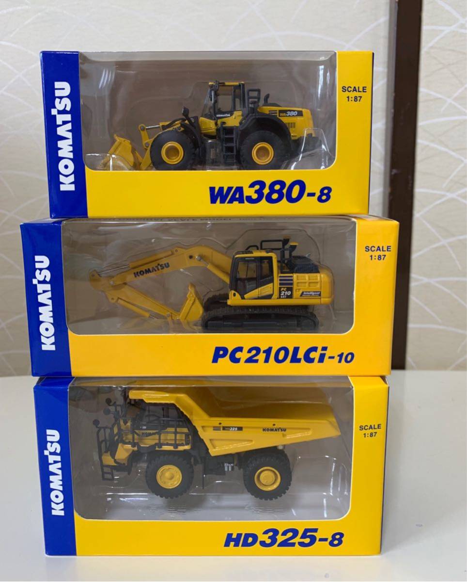 非売品 コマツ オリジナルミニチュア KOMATSU 株主優待 ミニカー WX22H