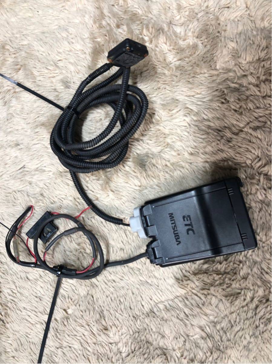 ETC バイク用 ミツバ ミツバサンコーワ バイク 分離型 MITSUBA 中古品