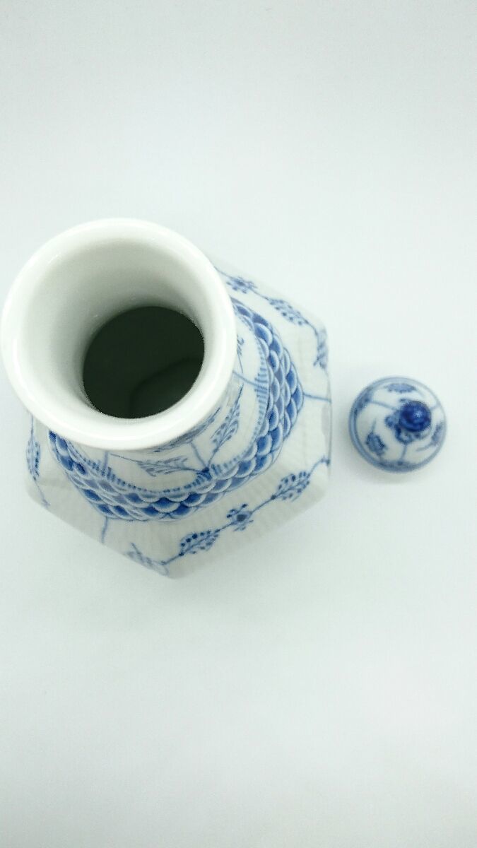 ROYALCOPENHAGEN/ロイヤルコペンハーゲン ブルーフルーテッド　デキャンタ　ニッカ　ピュアモルト　空瓶[240068002158]
