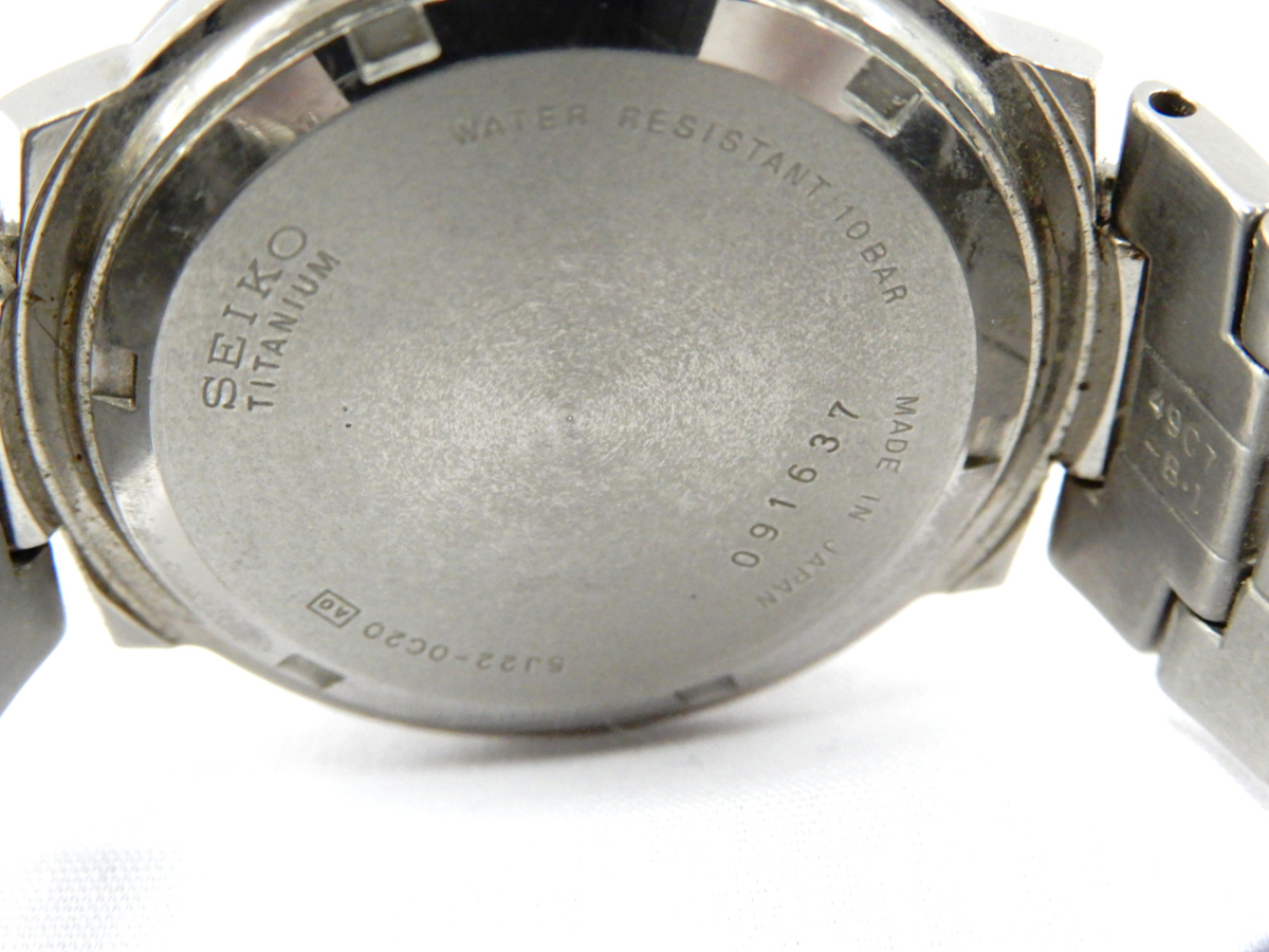 キネティック オートリレー セイコー SEIKO 5J22-0C20 KINETIC メンズ 