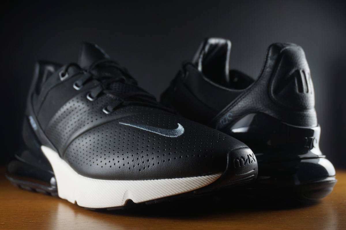 NIKE AIR MAX 270 PREMIUM エア マックス プレミアム レザー 黒 US10.5