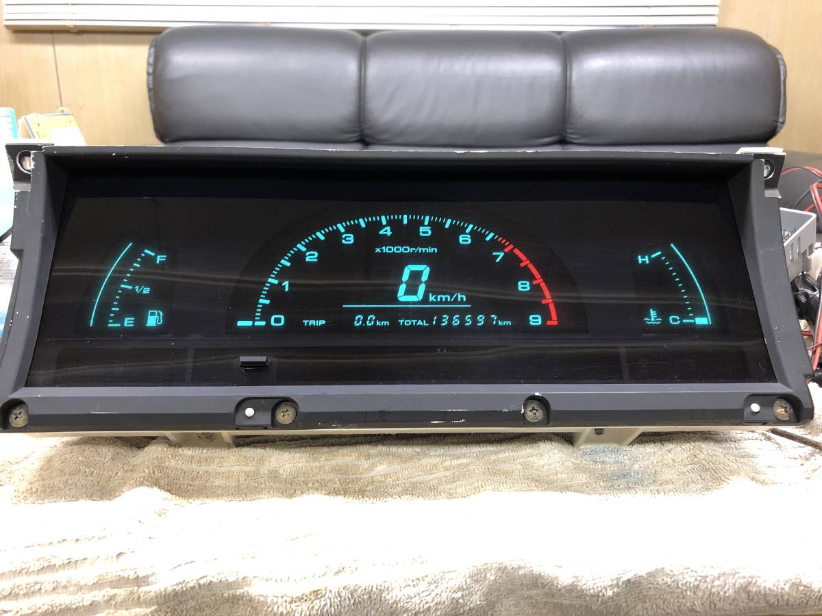 シーマ Y31 デジタルメーター 燃料ゲージ ハーネス付き セドリック Y31 