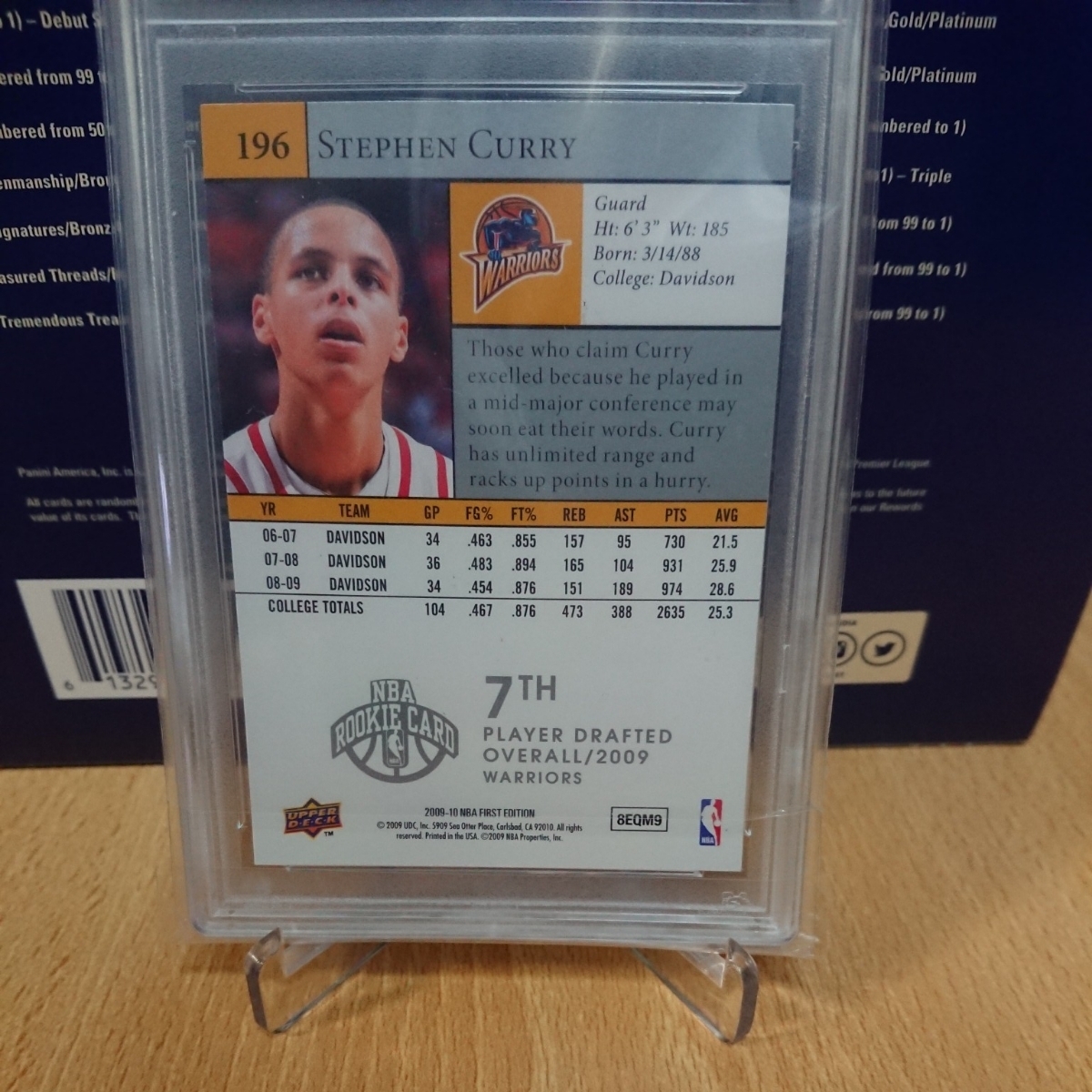 1st Edition PSA10 2009 ステフィン・カリー ルーキーカード2009 u.d.