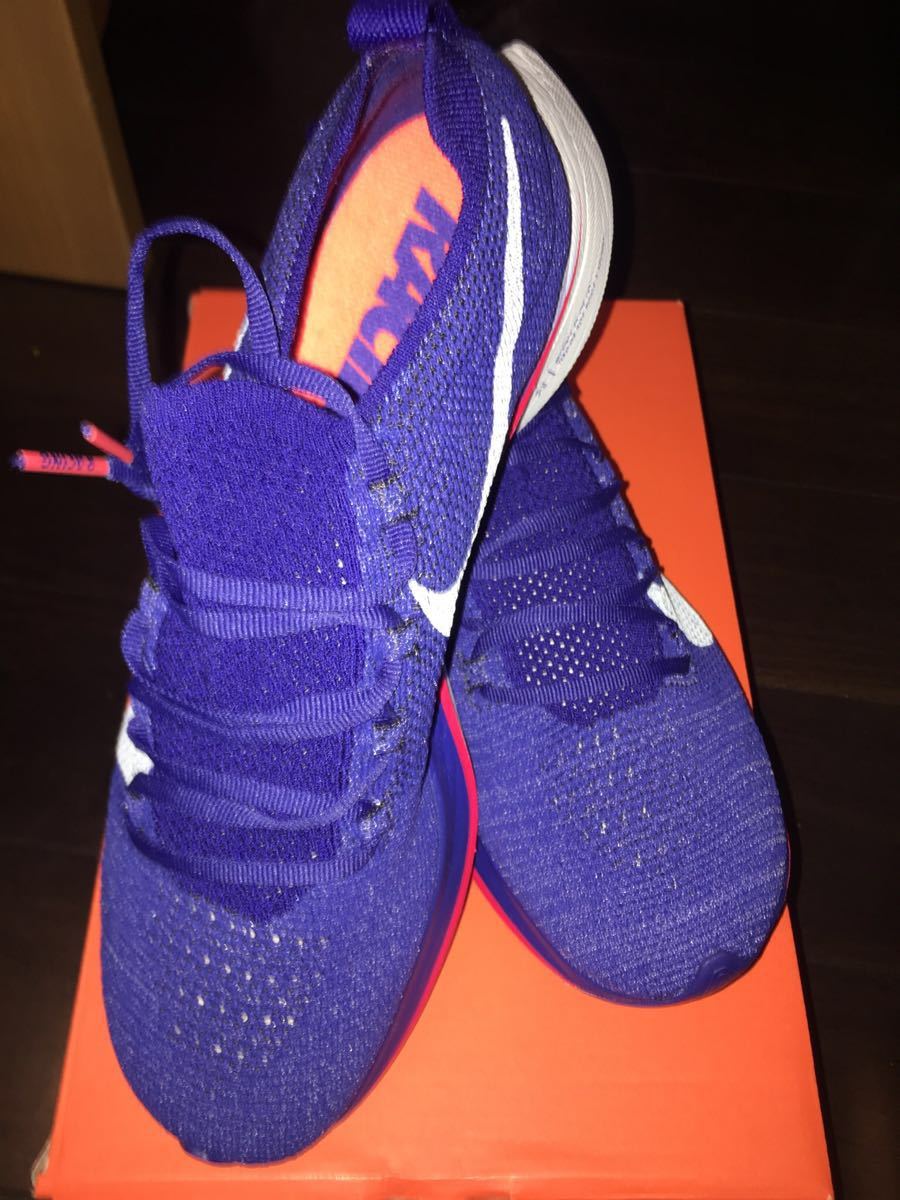 NIKE ヴェイパーフライ 4% フライニット ロイヤルブルー 26.0cm メンズシューズ ナイキ