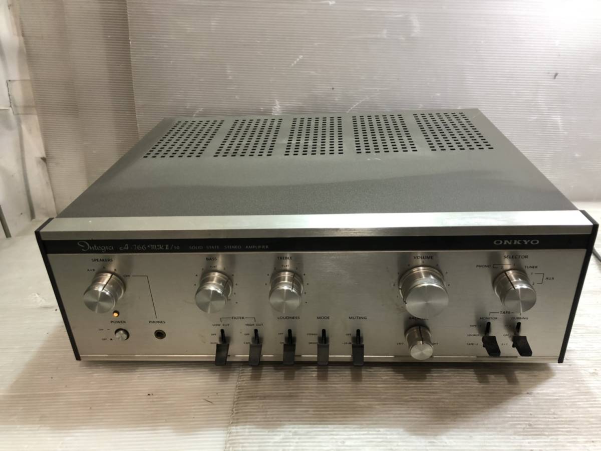 ONKYO プリメインアンプ Integra AMPLIF ステレオアンプ リモコン付 A