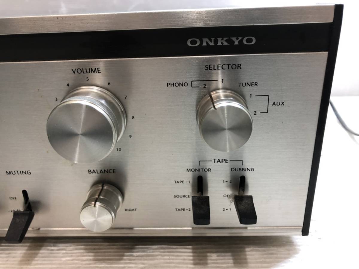 ONKYO プリメインアンプ Integra AMPLIF ステレオアンプ リモコン付 A