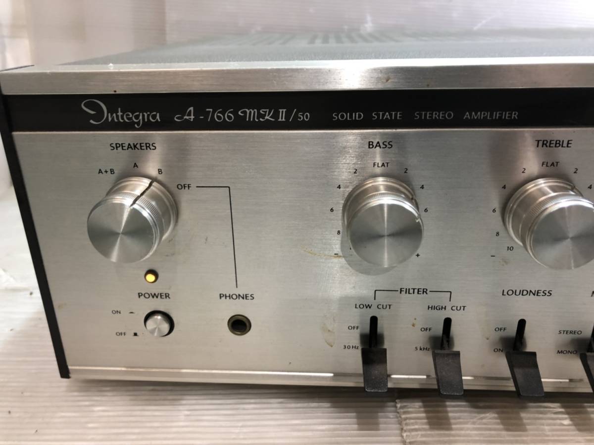 ONKYO プリメインアンプ Integra AMPLIF ステレオアンプ リモコン付 A
