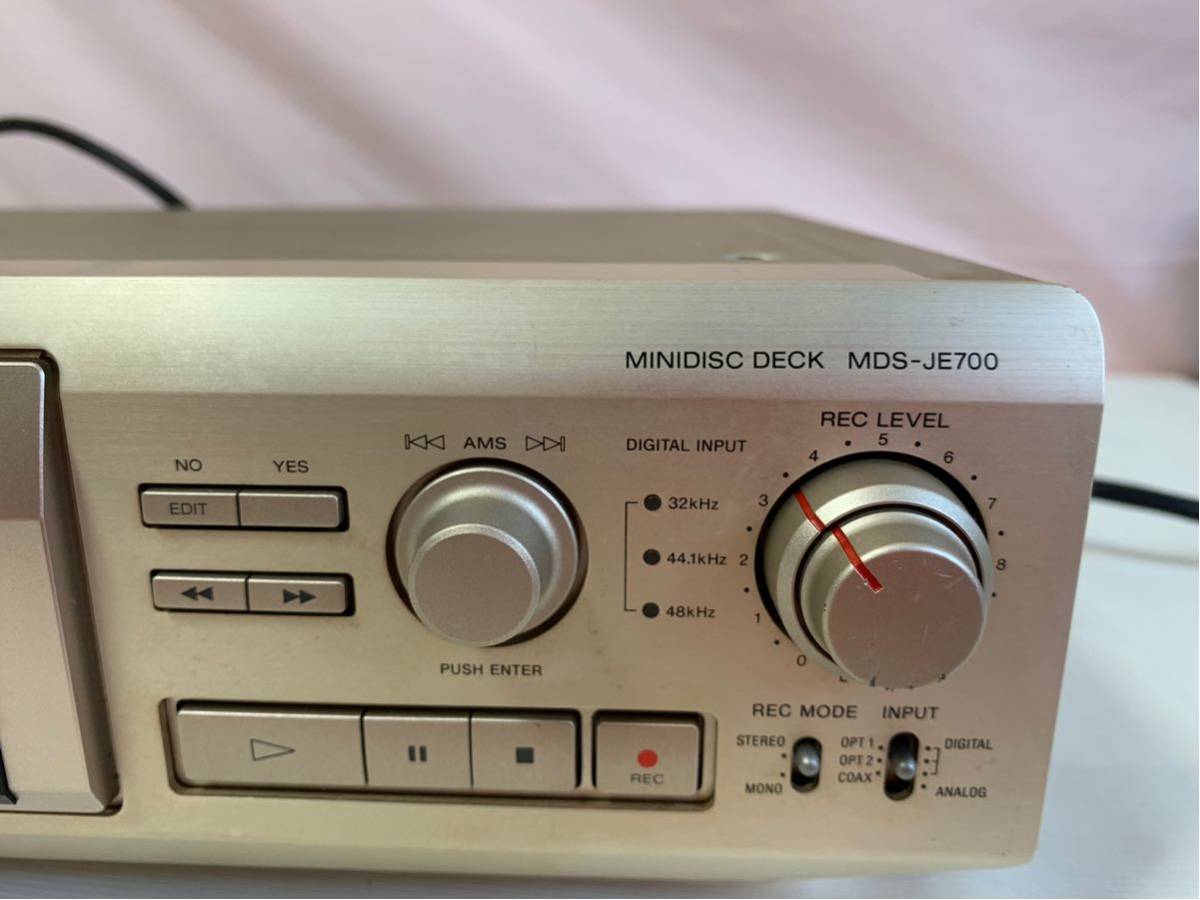 SONY MDS-JE700 | ソニー MDデッキ Sony MD MDレコーダー ディスク 