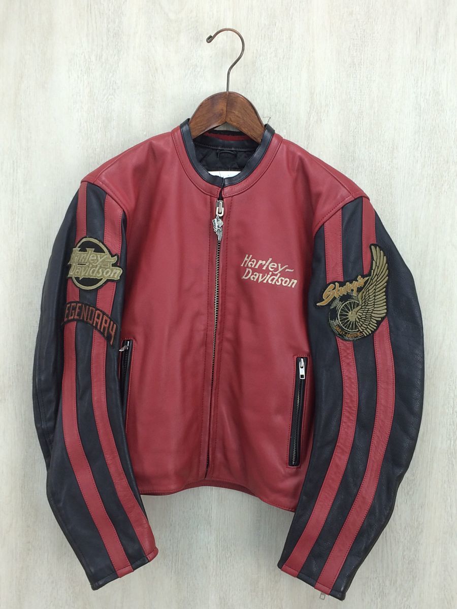 レザー シングルライダース ハーレーダビッドソン シングル ライダース 