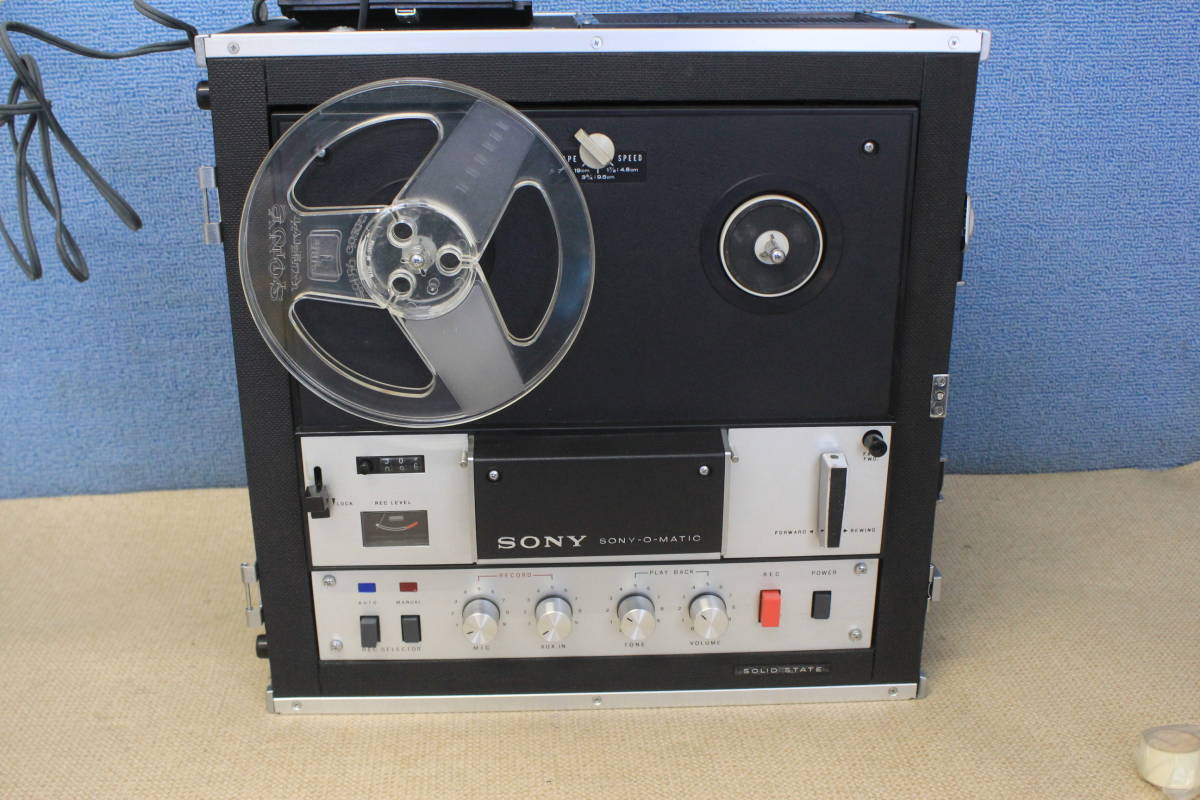 SONY TC-365 SONYオープンリールデッキ O-MATIC 湘◎⁄SONY 業務用モノラル