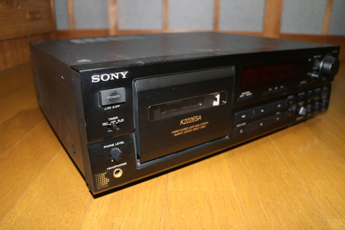 SONY TC-K222ESA カセットデッキ ジャンク品 【公式通販】