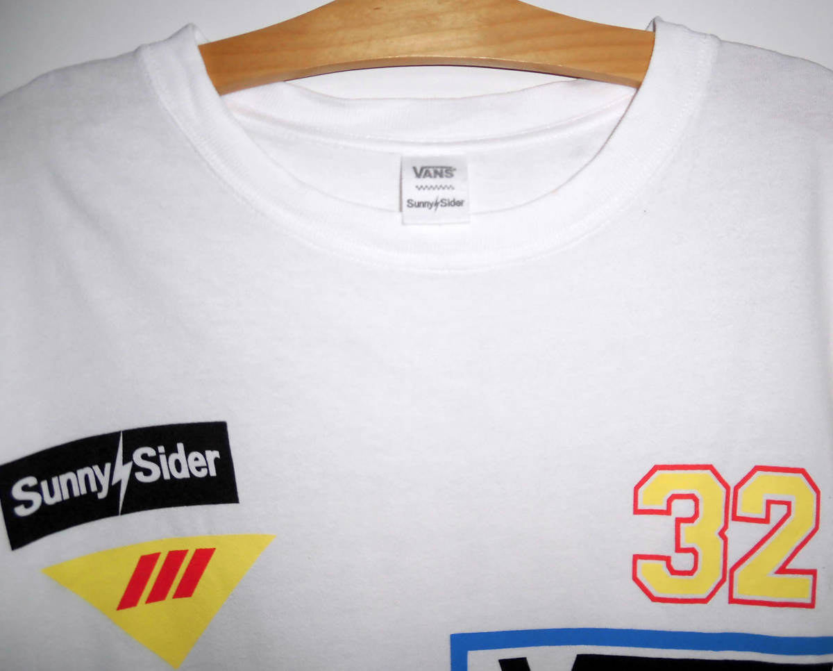 SUNNY C SIDER × VANS 16AW BMX TEE 両面プリント 半袖Tシャツ XL 白 