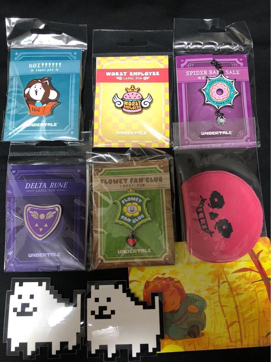 低価，100%新品 正規品 アンダーテール undertale デルタルーン DELTARUNE ピンバッチセット サンズのブーブークッション ステッカー(ピンバッジ)｜売買されたオークション情報、yahooの商品情報をアーカイブ公 その他
