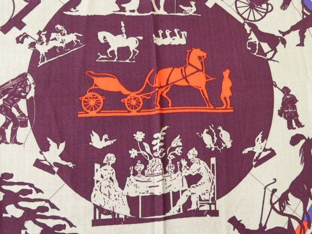 美品◇上質◎ HERMES／エルメス カレ140 JEUX D'OMBRES／影絵遊び／総