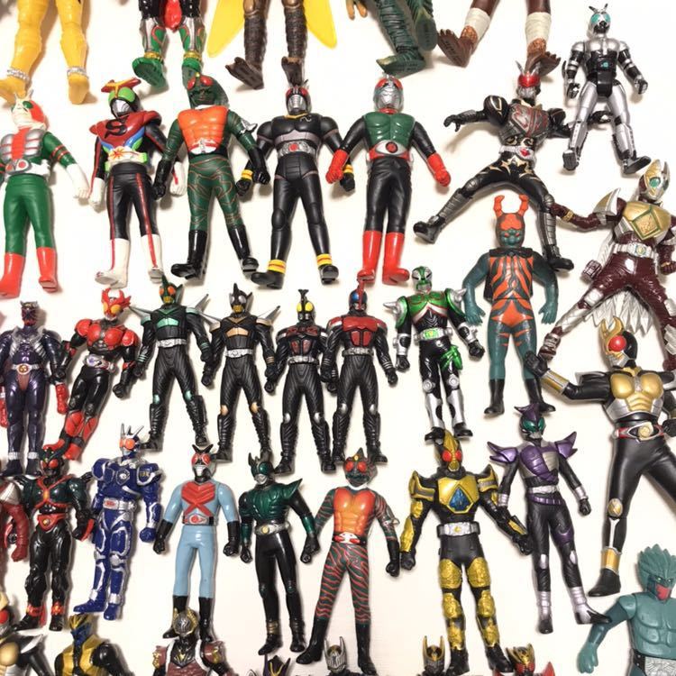仮面ライダー ソフビ フィギュア 100体以上 大量 セット まとめ売り 