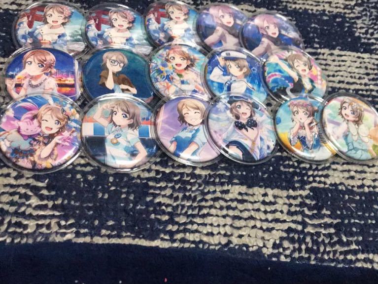ラブライブ！サンシャイン!! Aqours 地元愛 渡辺曜缶バッジ A3痛バ