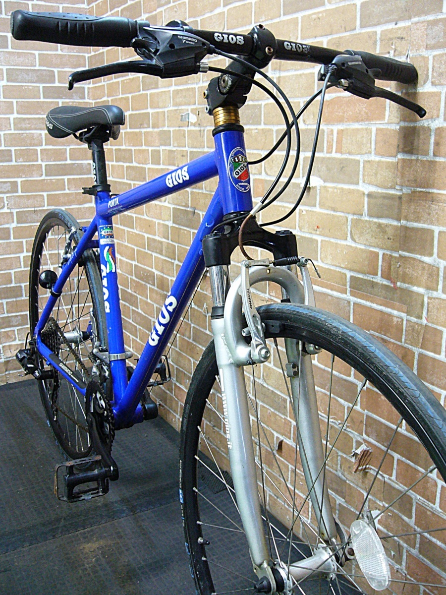 ○ クロスバイク Fサス付 ジオス ポルタ 700×28C 3×7 21段