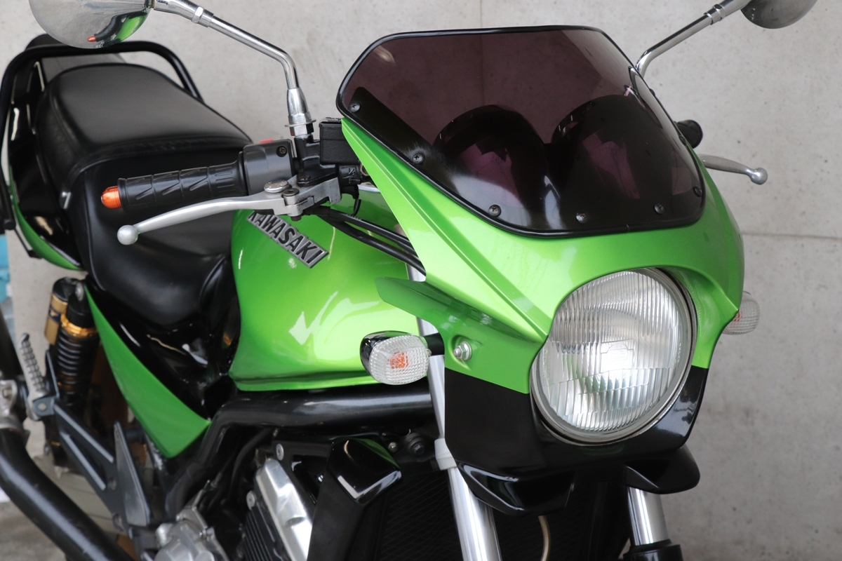 横浜～ Kawasaki バリオス2 キャンディライム カスタムペイント 好調 
